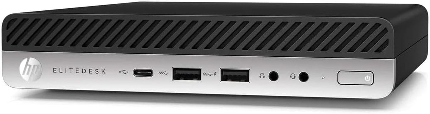 HP Elitedesk 800 G3 Mini Desktop Computer, Intel Quad-Core I5-6500T, 16GB DDR4 RAM, 256GB SSD, Keyboard&Mouse, VGA, DP, Windows 10 Pro (Renewed)