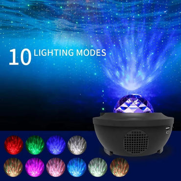 PRO Rechargeable Galaxy Projector Home Decor WIFI Alexa LED Starry Star Night Light Projector with Remote Controller