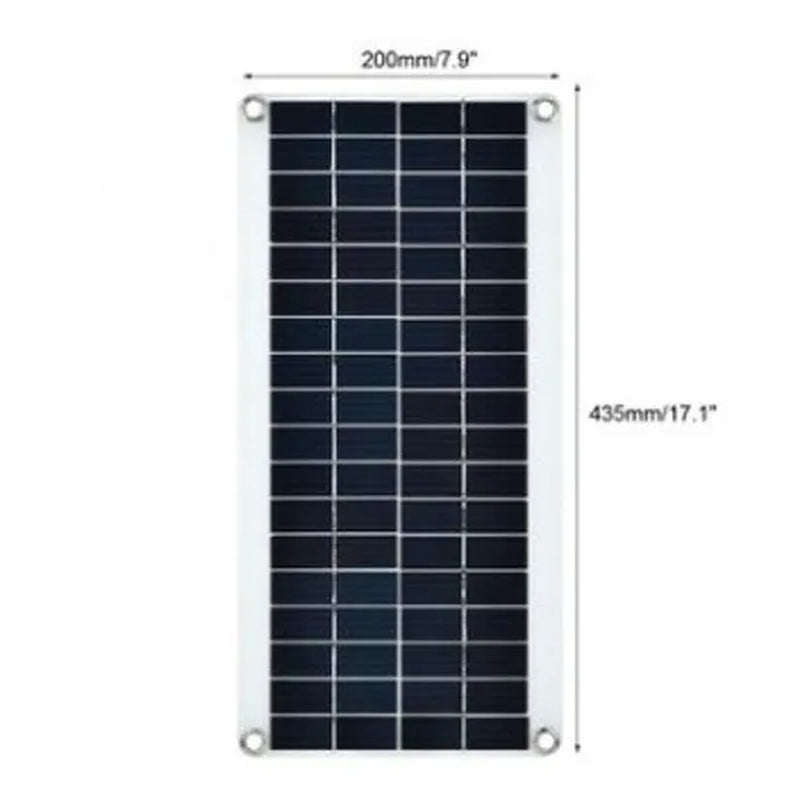 Solar Power System Solar Panel Kit Battery Charger 10/20A Solar Charge Controller Home Grid Camping Phone PWM